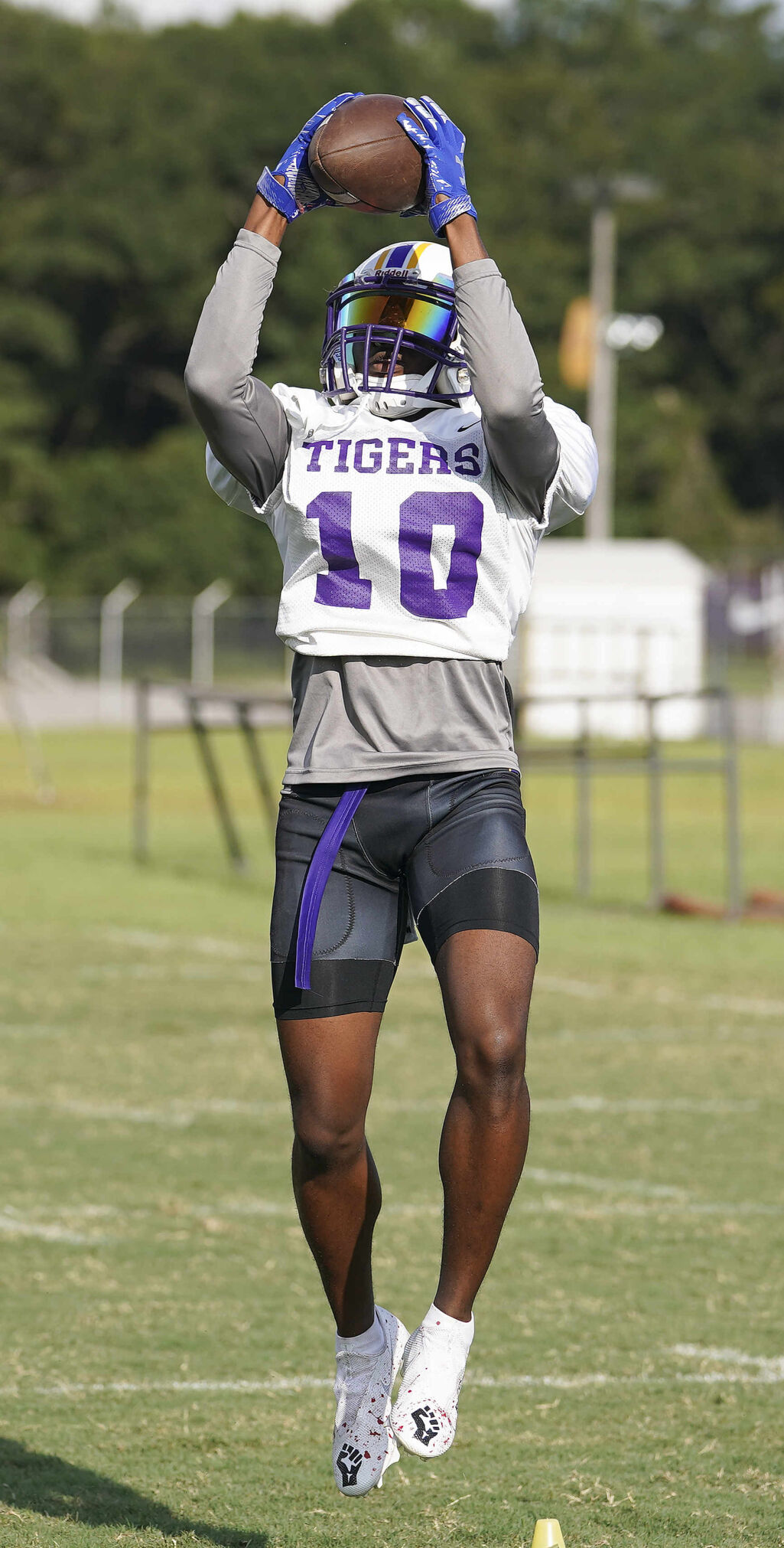 Wilson High School football practice